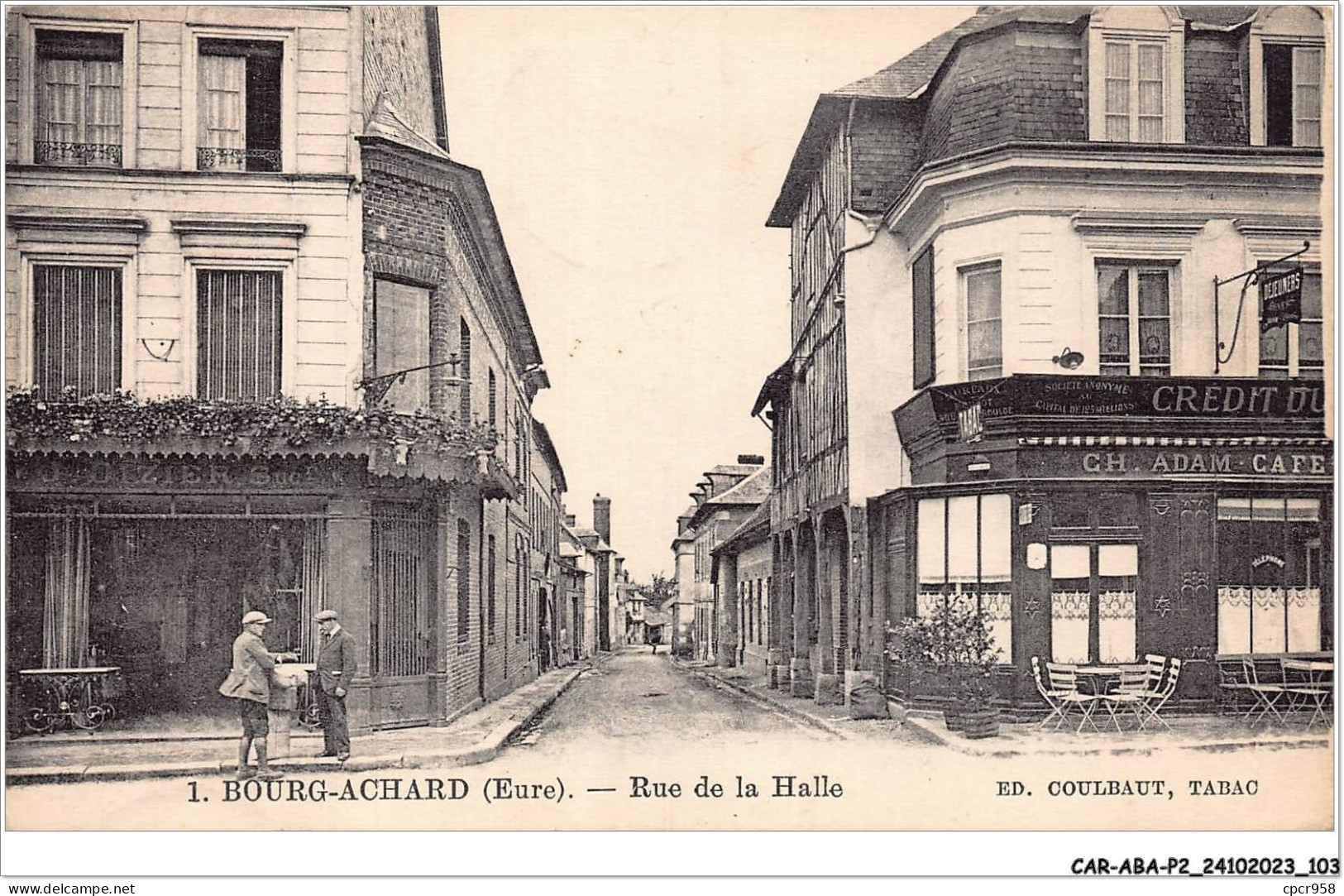 CAR-ABAP2-27-0152 - BOURG-ACHARD - Rue De La Halle - Bernay