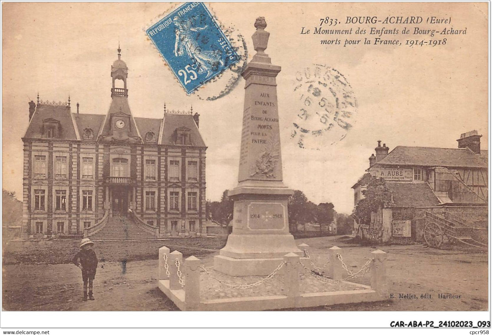 CAR-ABAP2-27-0147 - BOURG-ACHARD - Le Monument Des Enfants De Bourg-achard - Morts Pour La France - Bernay