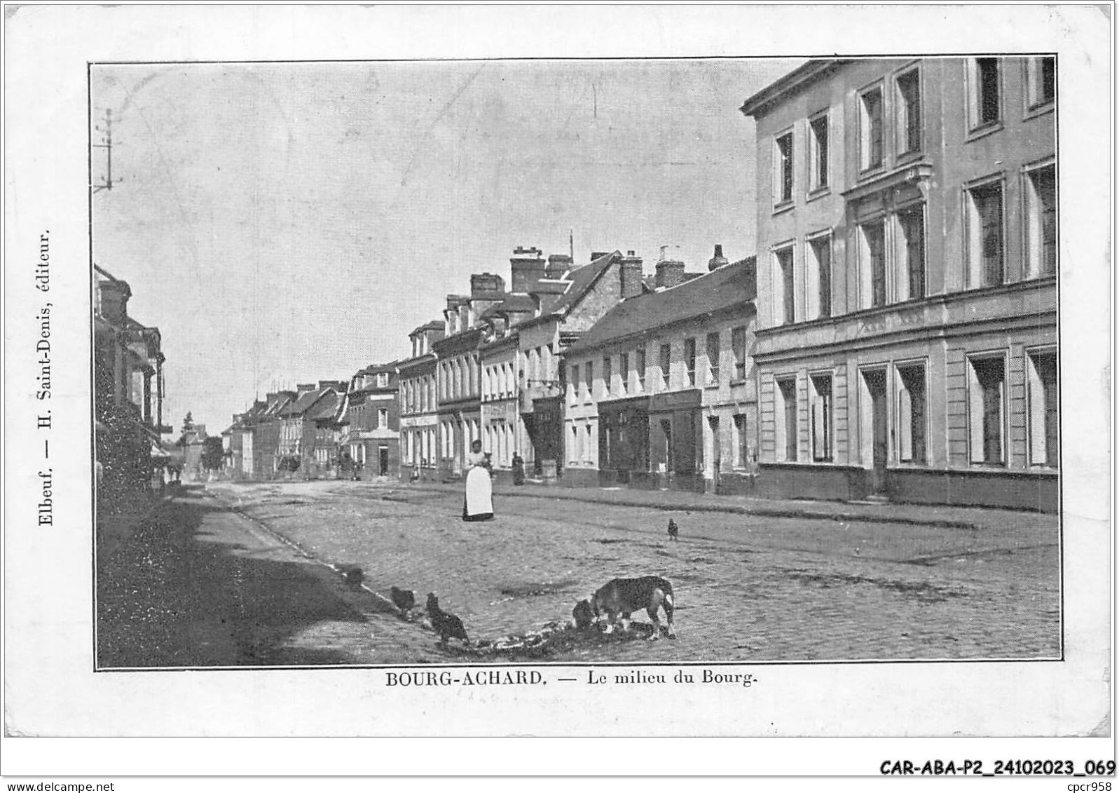 CAR-ABAP2-27-0135 - BOURG-ACHARD - Le Milieu Du Bourg - Bernay