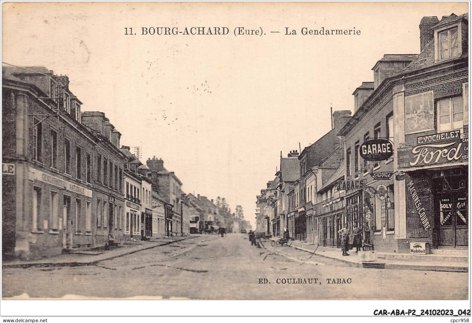 CAR-ABAP2-27-0122 - BOURG-ACHARD - La Gendarmerie - Bernay