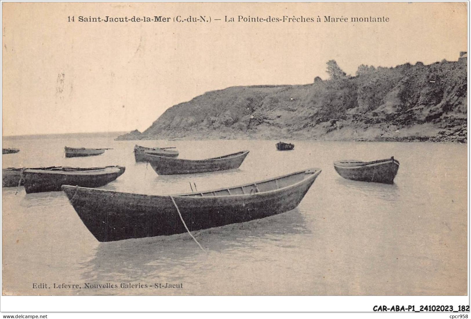 CAR-ABAP1-22-0092 - SAINT-JACUT-DE-LA-MER - La Pointe-des-frèches à Marée Montante - Saint-Jacut-de-la-Mer