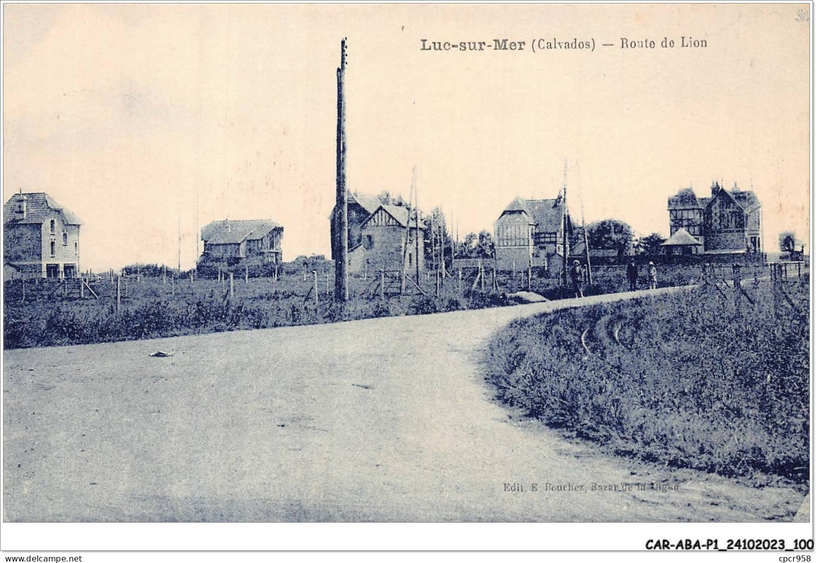 CAR-ABAP1-14-0051 - LUC-SUR-MER - Calvados - Route De Lion - Luc Sur Mer