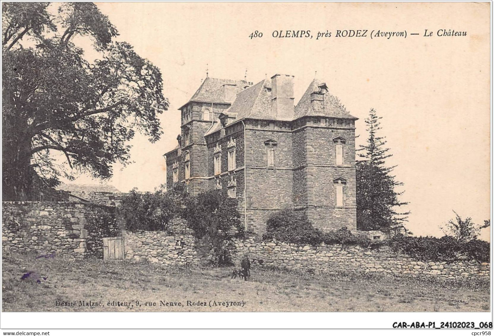 CAR-ABAP1-12-0035 - OLEMPS - Près RODEZ - Le Château - Rodez