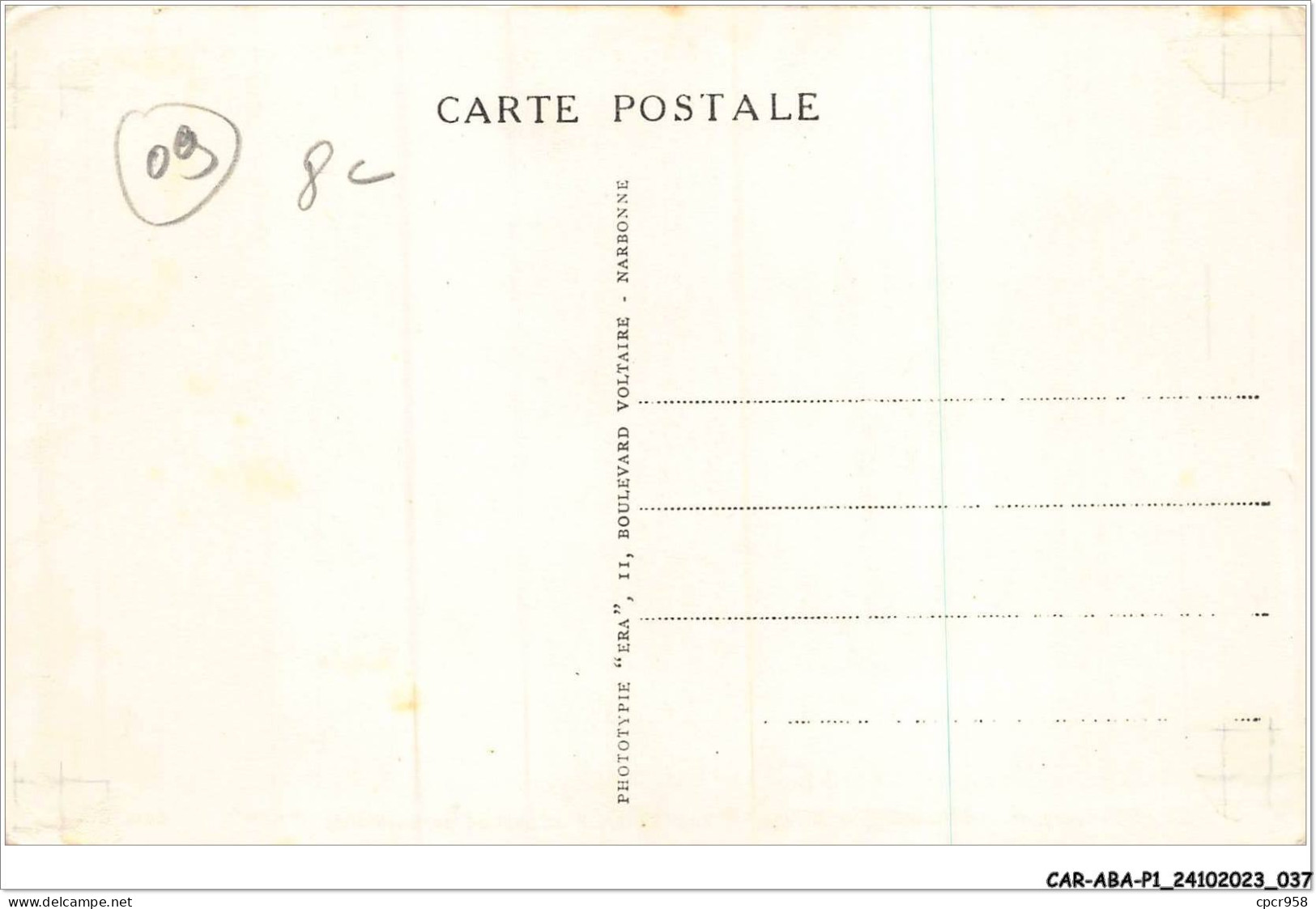 CAR-ABAP1-09-0019 - BELESTA - Vue Générale Et Avenue De Lavelanet - Sonstige & Ohne Zuordnung