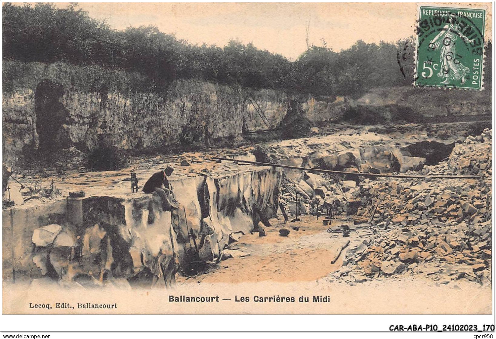 CAR-ABAP10-91-0988 - BALLANCOURT - Les Carrières De Midi - Ballancourt Sur Essonne