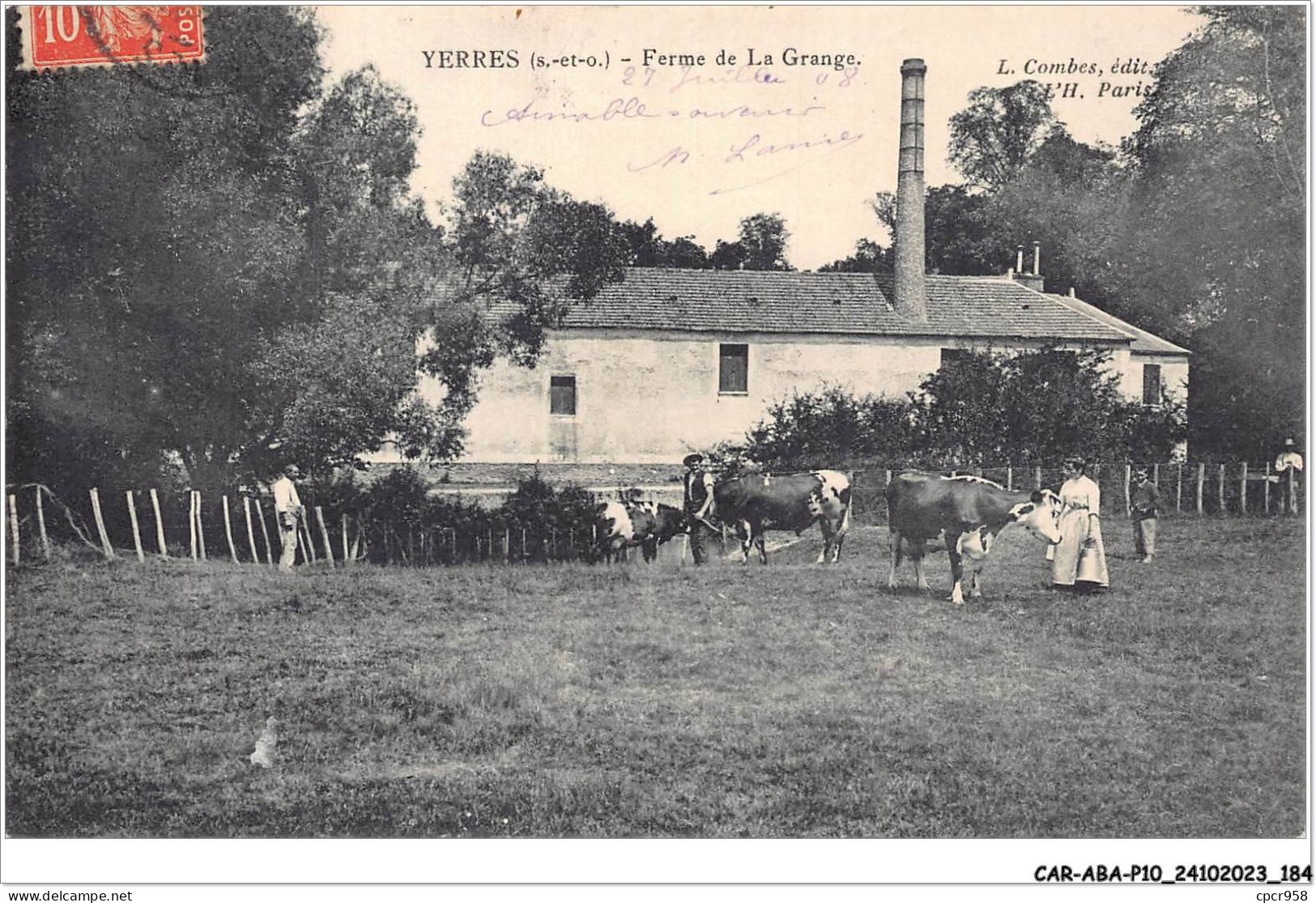 CAR-ABAP10-91-0995 - YERRES - S-et-o - Ferme De La Grange - Yerres