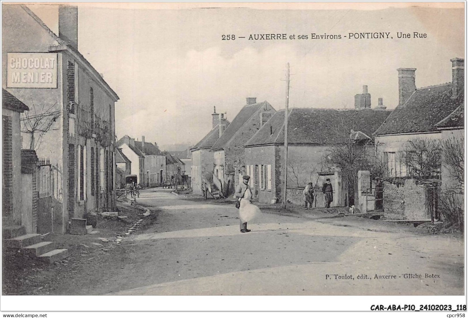 CAR-ABAP10-89-0962 - AUXERRE Et Ses Environs - PONTIGNY - Une Rue - Auxerre