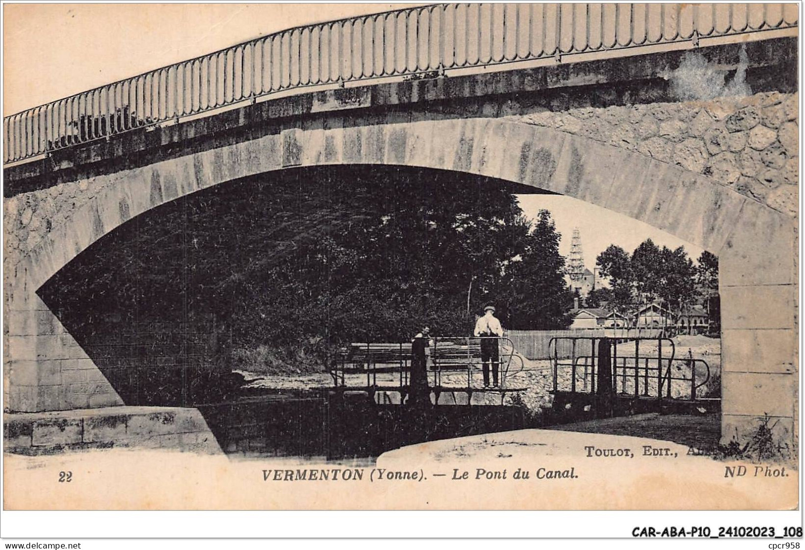 CAR-ABAP10-89-0957 - VERMENTON - Yonne - Le Pont Du Canal - Vermenton