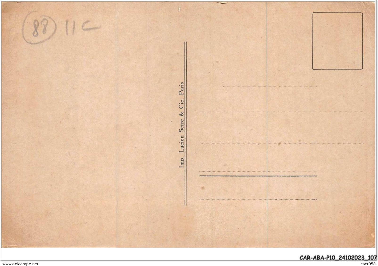 CAR-ABAP10-88-0956 - Saison D'été - Services Automobiles De La Route Des VOSGES - Otros & Sin Clasificación