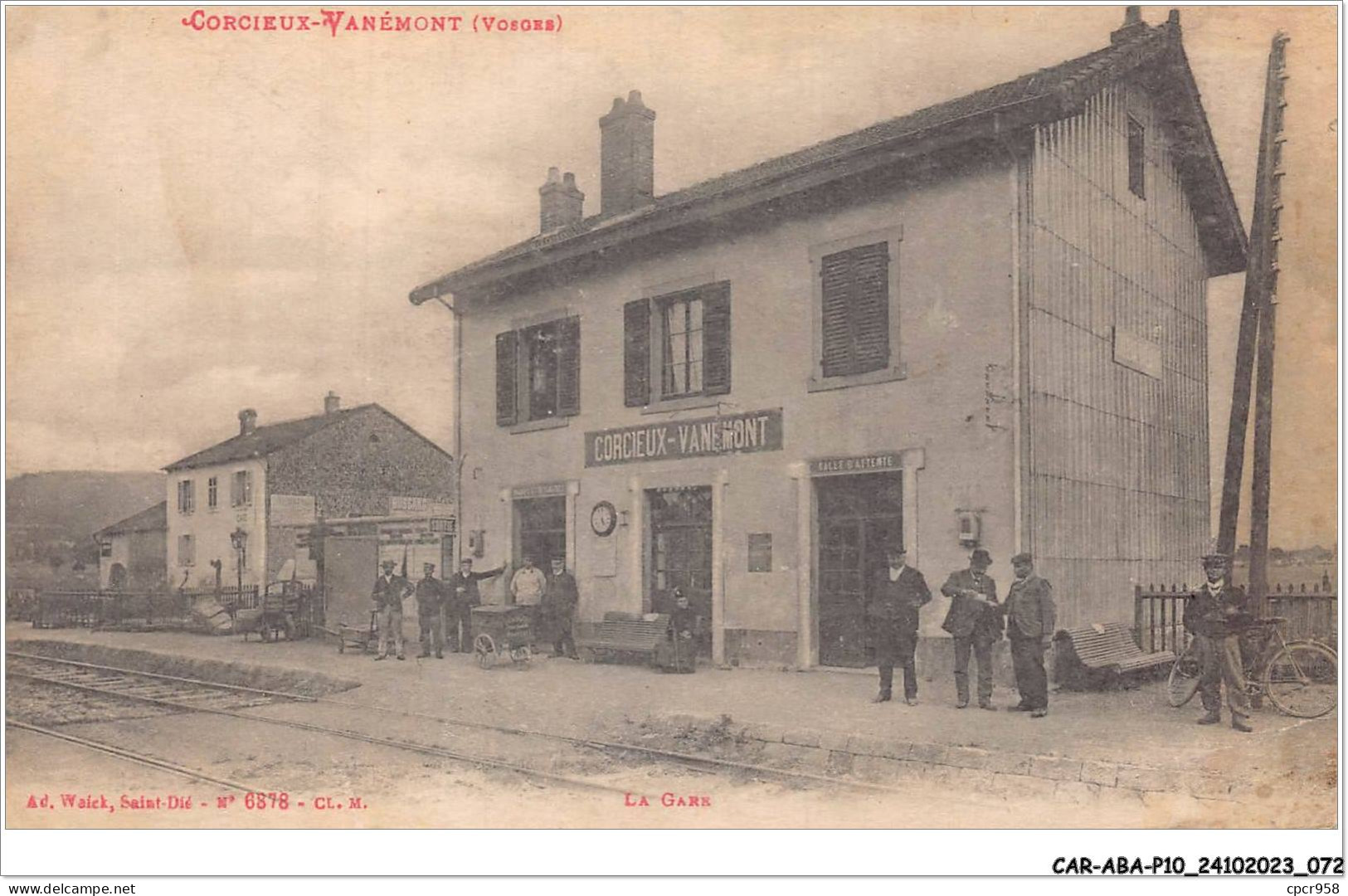 CAR-ABAP10-88-0939 - CORCIEUX-VANEMONT - La Gare - Corcieux