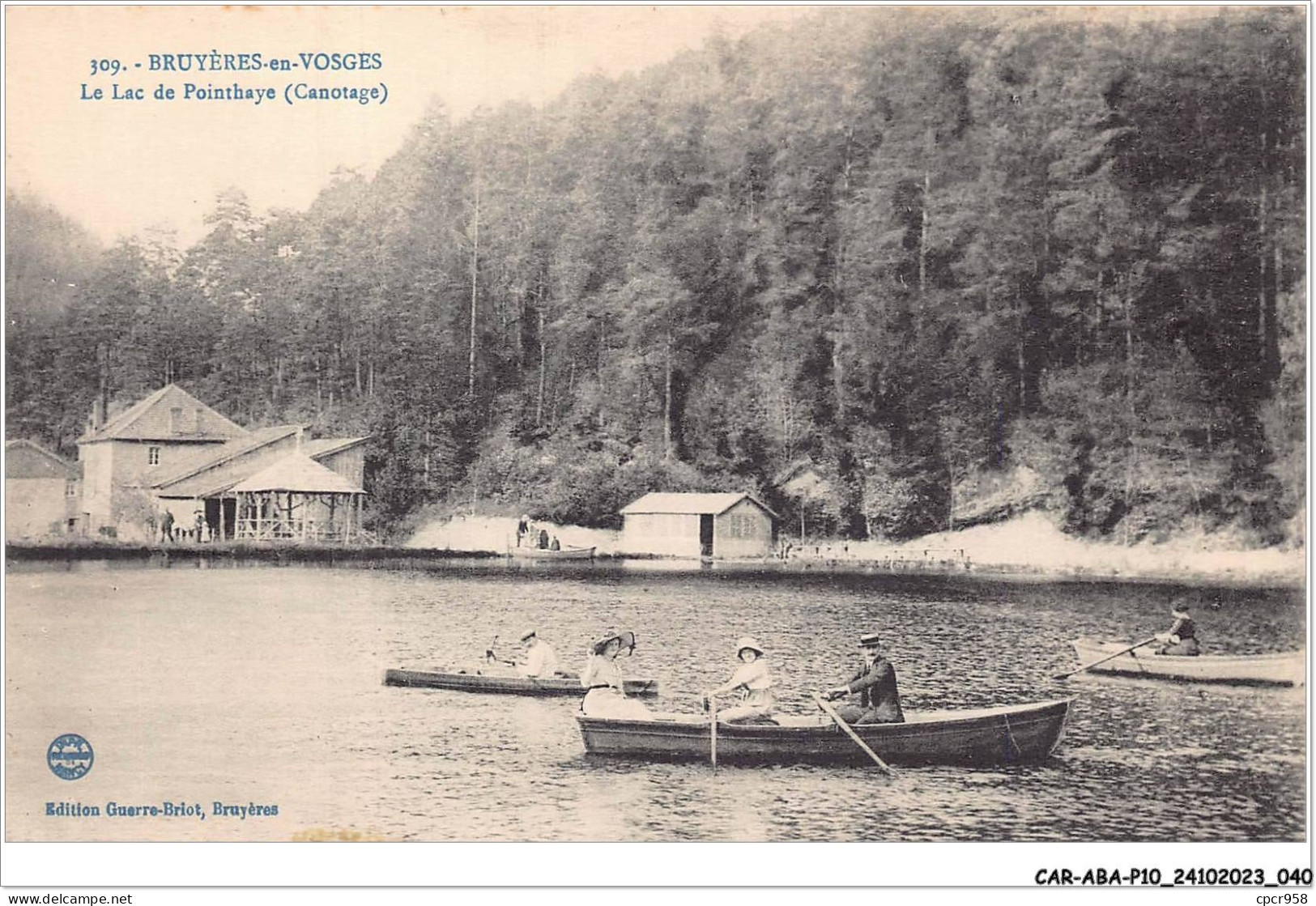 CAR-ABAP10-88-0923 - BRUYERES-en-VOSGES - Le Lac De Pointhaye - Canotage - Bruyeres