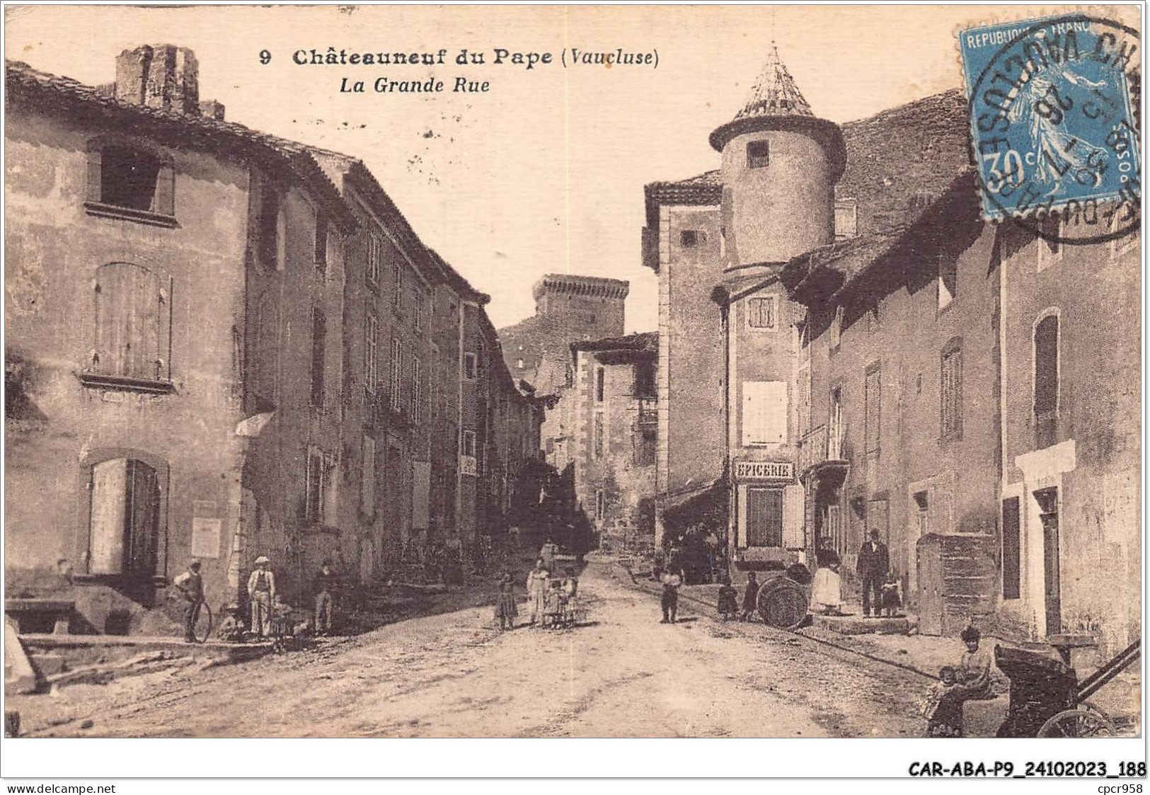 CAR-ABAP9-84-0895 - CHATEAUNEUF DU PAPE - La Grande Rue - Chateauneuf Du Pape