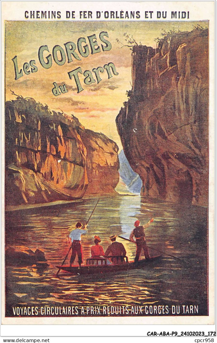 CAR-ABAP9-81-0887 - Les Gorges Du Tarn - Voyages Circulaires à Prix Reduits Aux Gorges Du Tarn - Andere & Zonder Classificatie