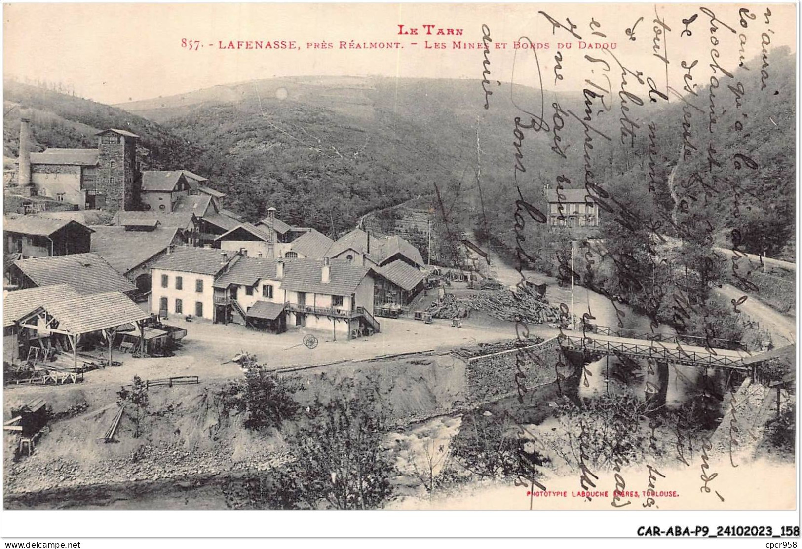 CAR-ABAP9-81-0880 - LAFENASSE - Près REALMONT - Les Mines Et Bourds Du Dadou - Realmont