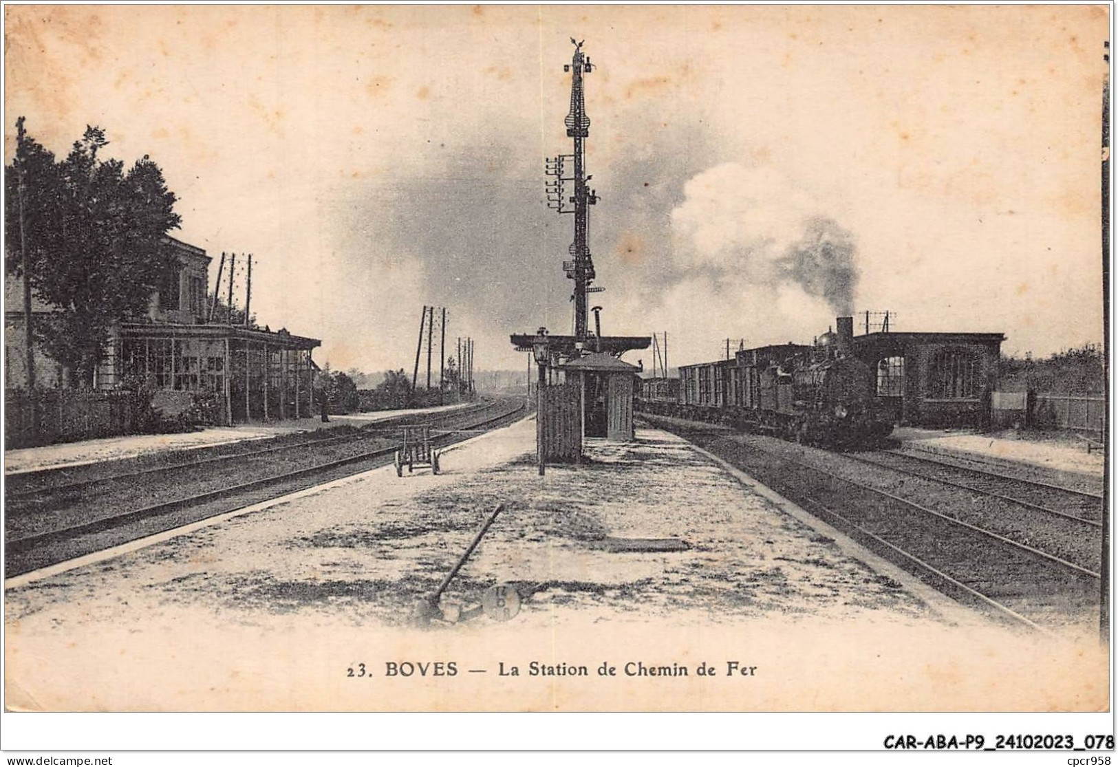 CAR-ABAP9-80-0840 - BOVES - La Station De Chemin De Fer - Boves