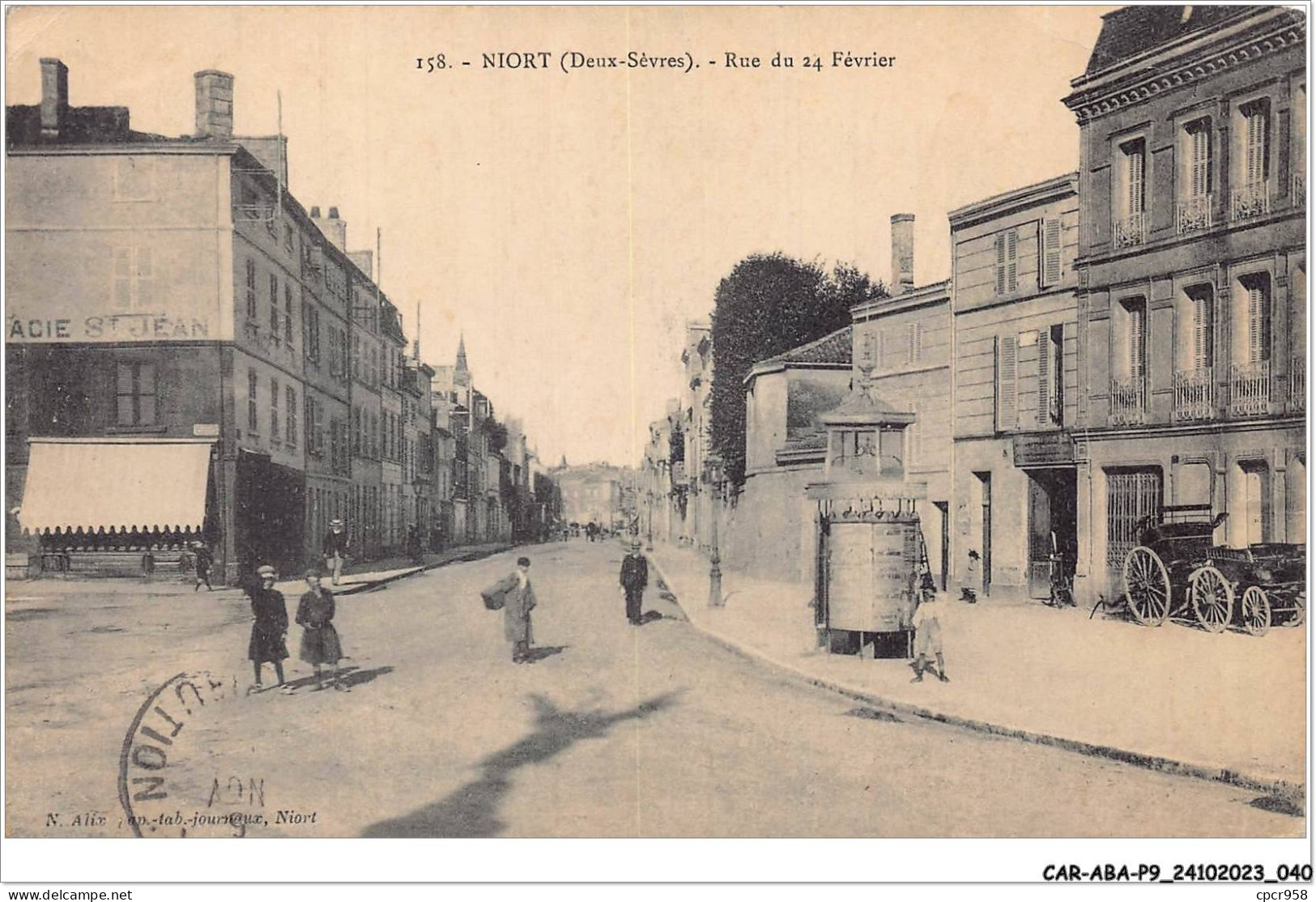 CAR-ABAP9-79-0821 - NIORT - Rue Du 24 Février - Niort