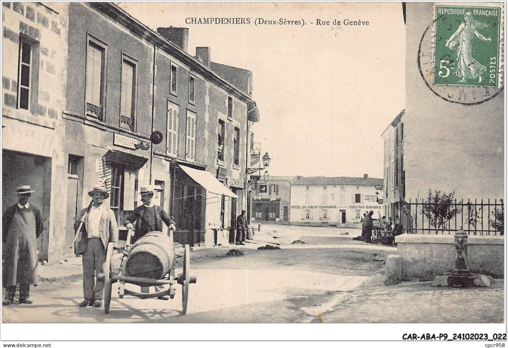 CAR-ABAP9-79-0812 - CHAMPDENIERS - Deux-sèvres - Rue De Genèse - Champdeniers Saint Denis