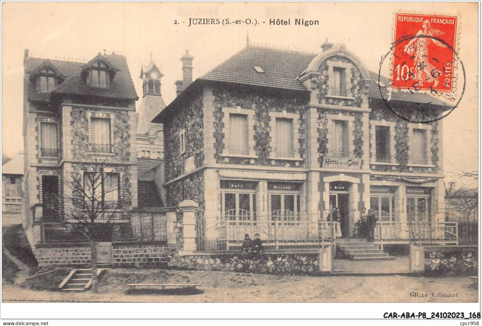 CAR-ABAP8-78-0782 - JUZIERS - S-et-O - Hôtel Nigon - Other & Unclassified