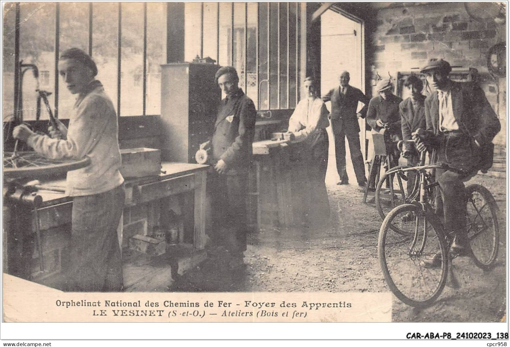 CAR-ABAP8-78-0767 - LE VESINET - Orphelinat National Des Chemins De Fer - Foyer Des Apprentis - Ateliers - Bois Et Fer  - Le Vésinet