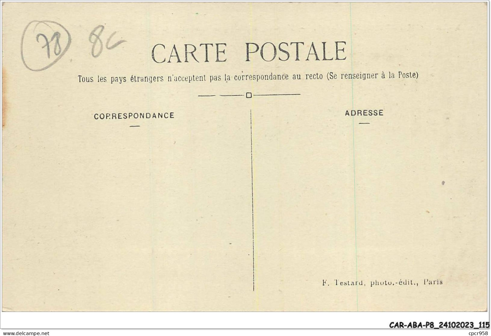 CAR-ABAP8-78-0755 - CHEVREUSE - Ferme Et Dépendances Du Château De La Madeleine - Chevreuse