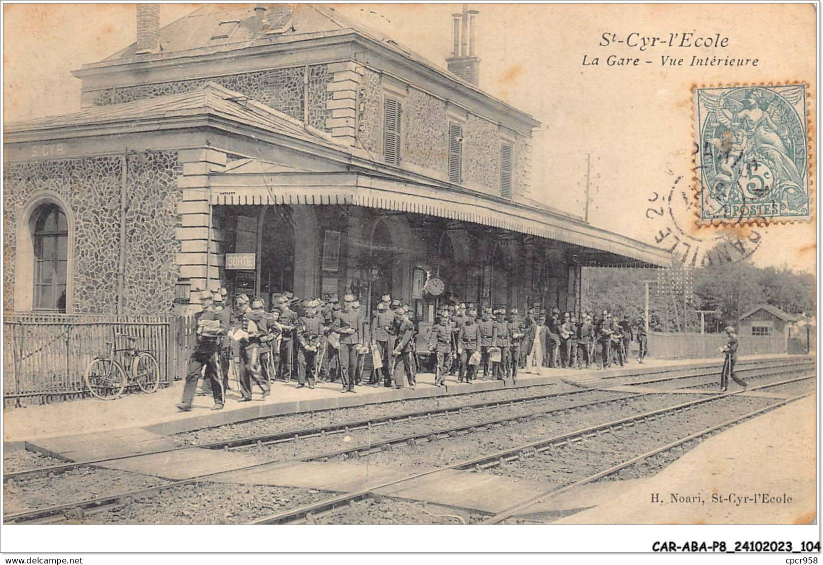 CAR-ABAP8-78-0750 - ST-CYR-l'ECOLE - La Gare - Vue Intérieure - St. Cyr L'Ecole