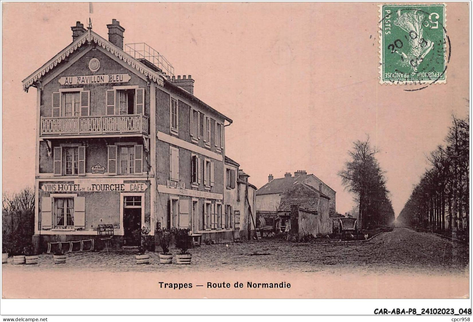 CAR-ABAP8-78-0722 - TRAPPES - Route De Normandie - Trappes