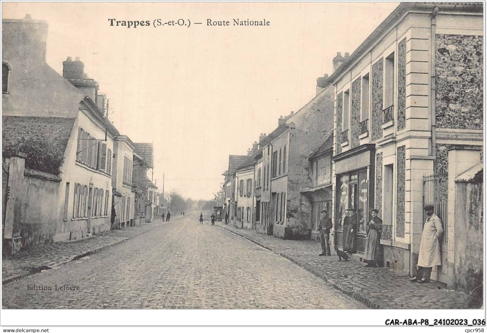 CAR-ABAP8-78-0716 - TRAPPES - Route Nationale - Trappes