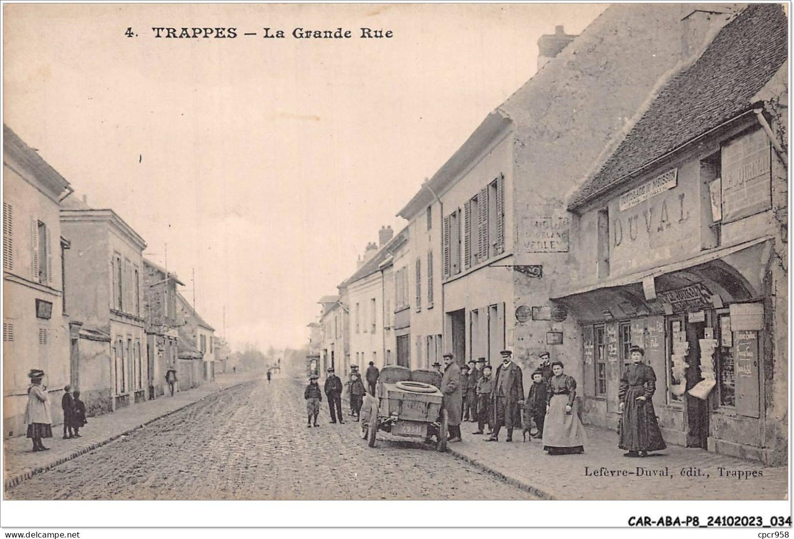 CAR-ABAP8-78-0715 - TRAPPES - La Grande Rue - Trappes