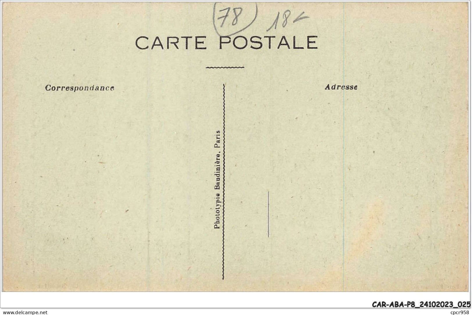 CAR-ABAP8-78-0710 - TRAPPES - Rue De La Gare - Maison Pois - Trappes