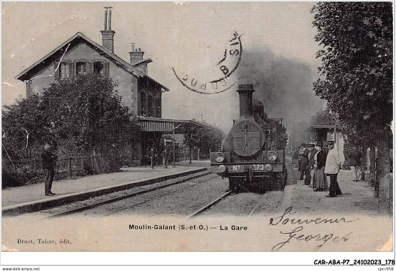 CAR-ABAP7-77-0689 - MOULIN-GALANT - La Gare - Autres & Non Classés