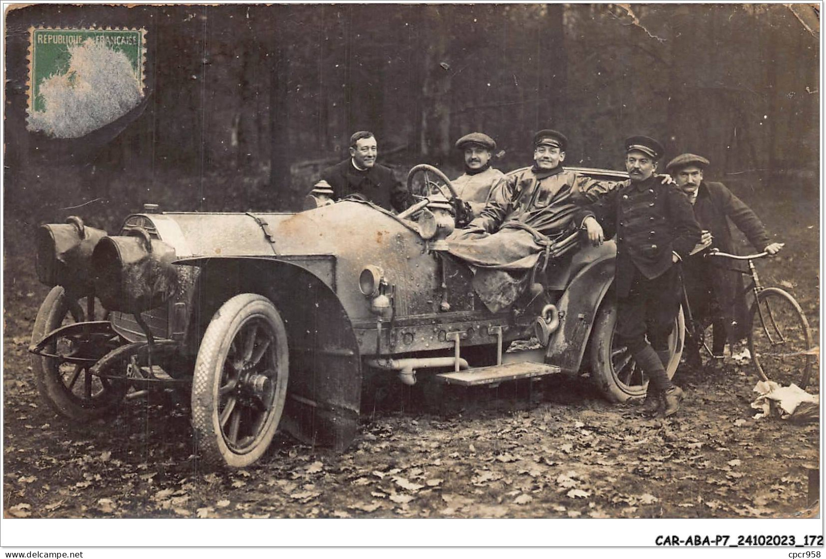 CAR-ABAP7-77-0686 - FONTAINEBLEAU - Carte Photo - Voiture - Fontainebleau