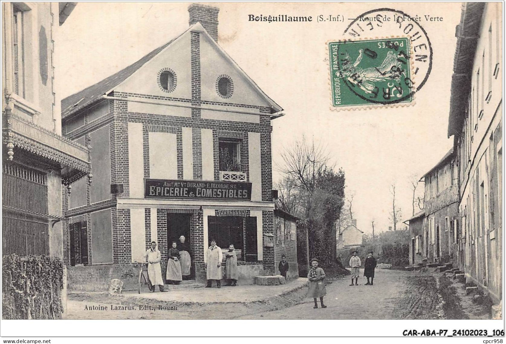 CAR-ABAP7-76-0652 - BOISGUILLAUME - Route De La Forêt Verte - Rouen