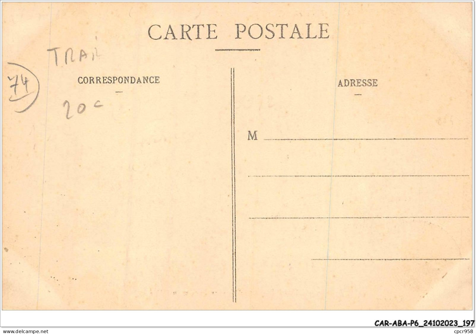 CAR-ABAP6-74-0596 - DINGY-PARMELAN - La Gare Et Le Défilé - Other & Unclassified