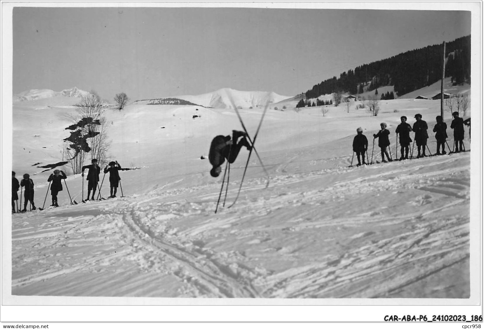 CAR-ABAP6-74-0591 - Partie De Sky Sur La Neige - Other & Unclassified