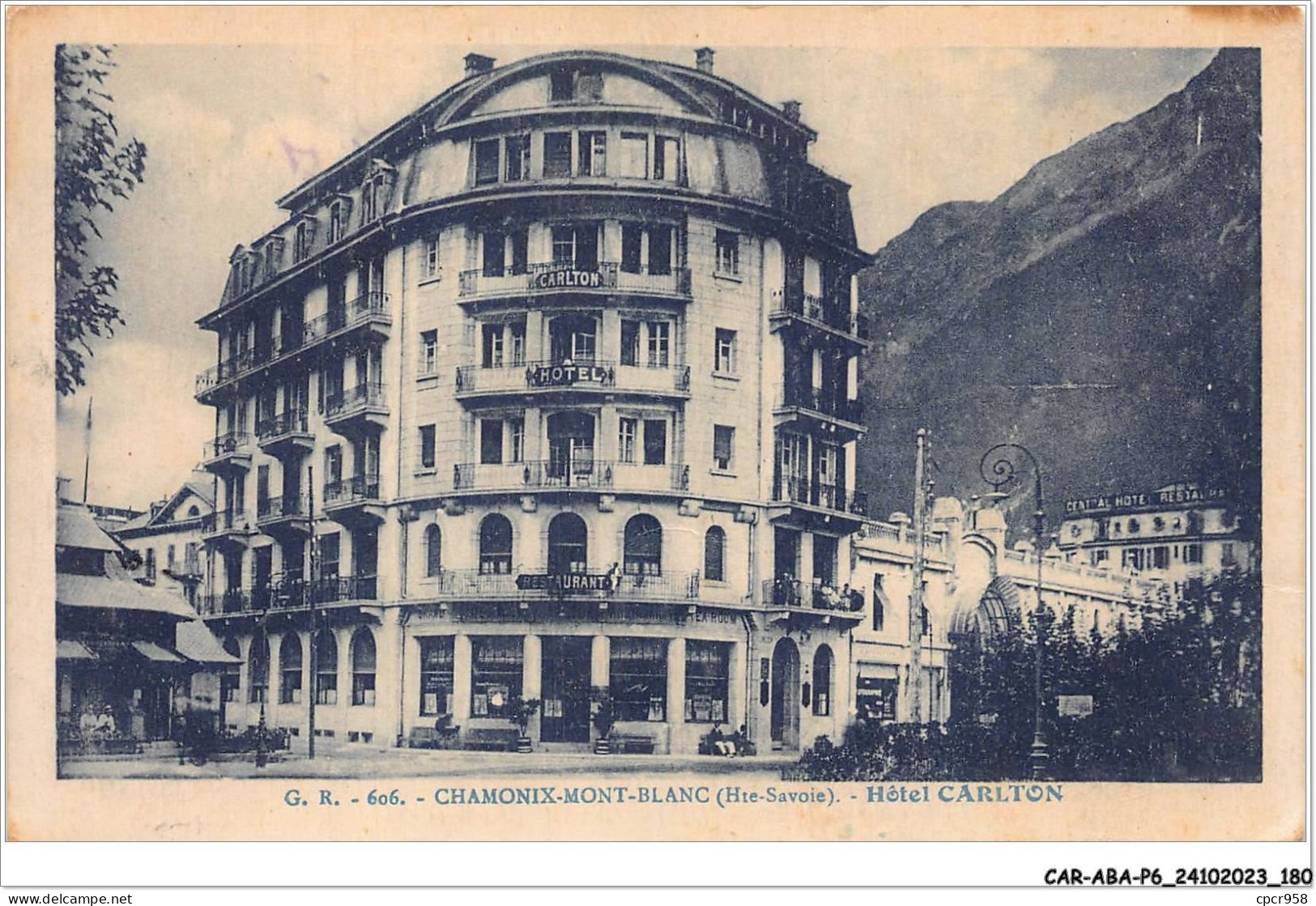 CAR-ABAP6-74-0588 - CHAMONIX-MONT-BLANC - Hôtel Carlton - Chamonix-Mont-Blanc