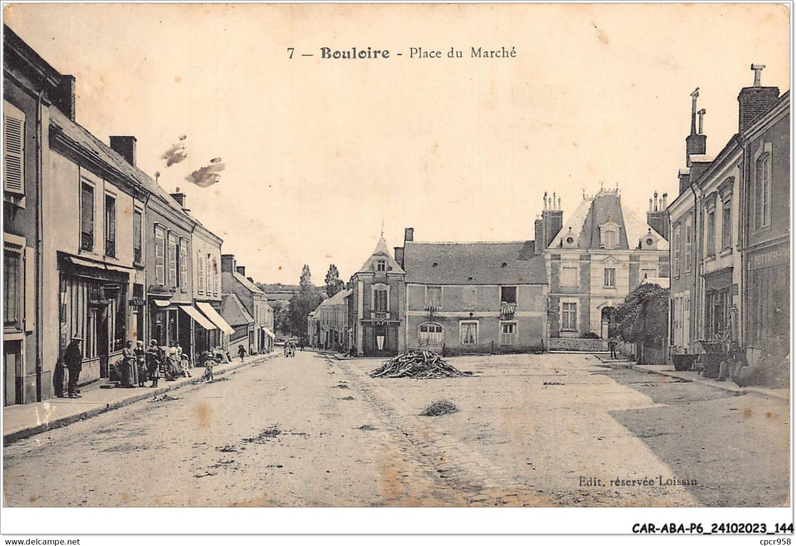 CAR-ABAP6-72-0570 - BOULOIRE - Place Du Marché - Bouloire