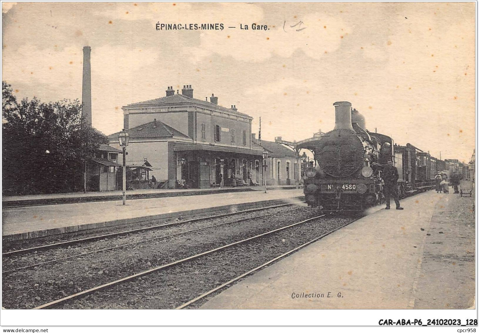 CAR-ABAP6-71-0562 - EPINAC-LES-MINES - La Gare - Andere & Zonder Classificatie