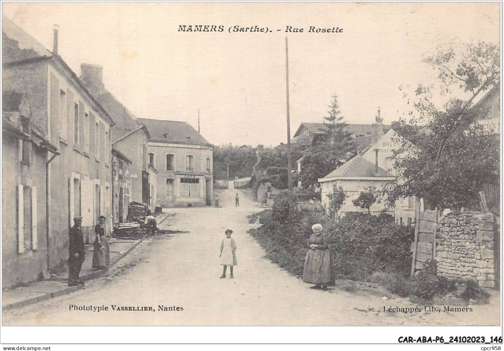 CAR-ABAP6-72-0571 - MAMERS - Rue Rosette - Mamers