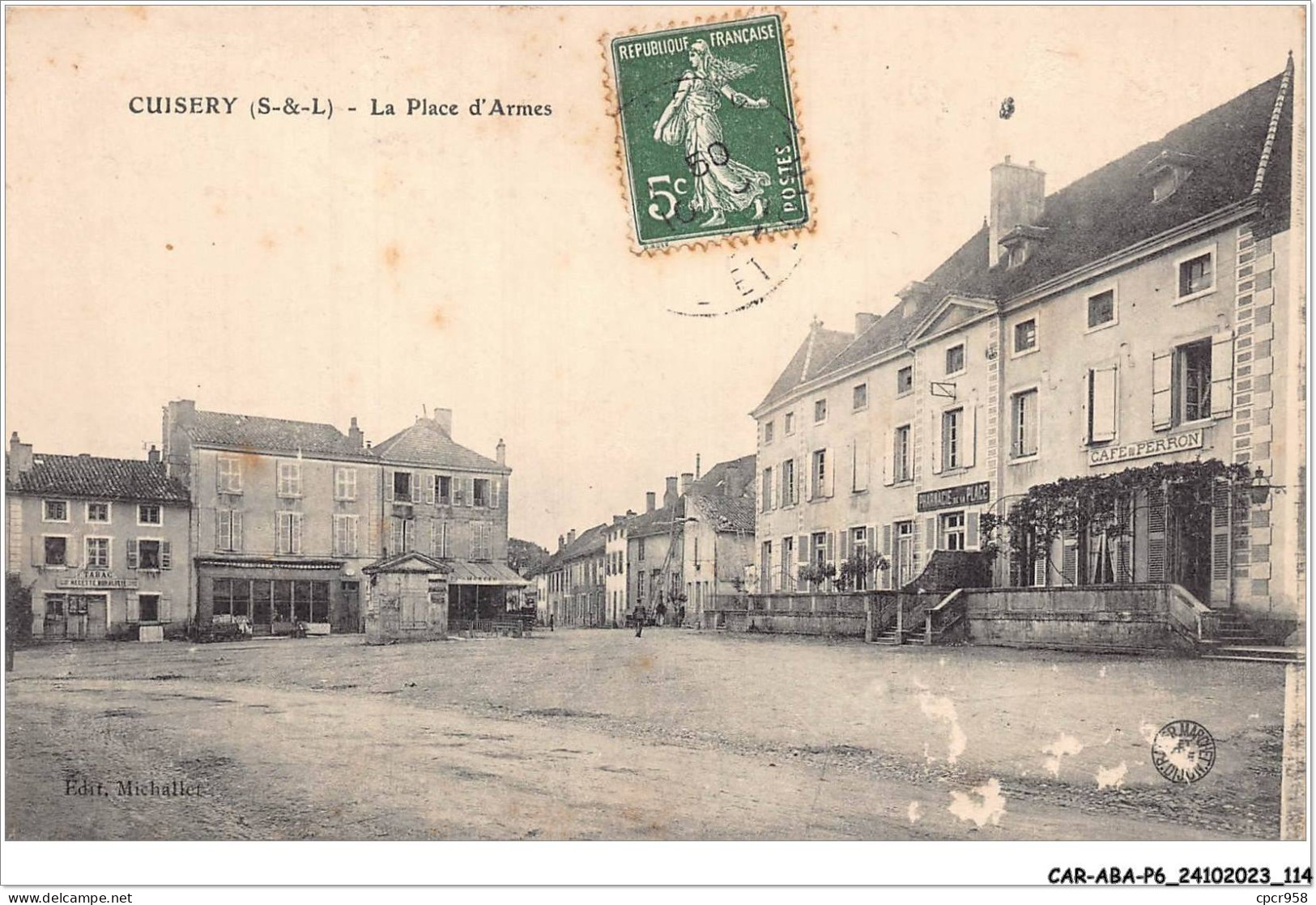 CAR-ABAP6-71-0555 - CUISERY - La Place D'armes - Sonstige & Ohne Zuordnung