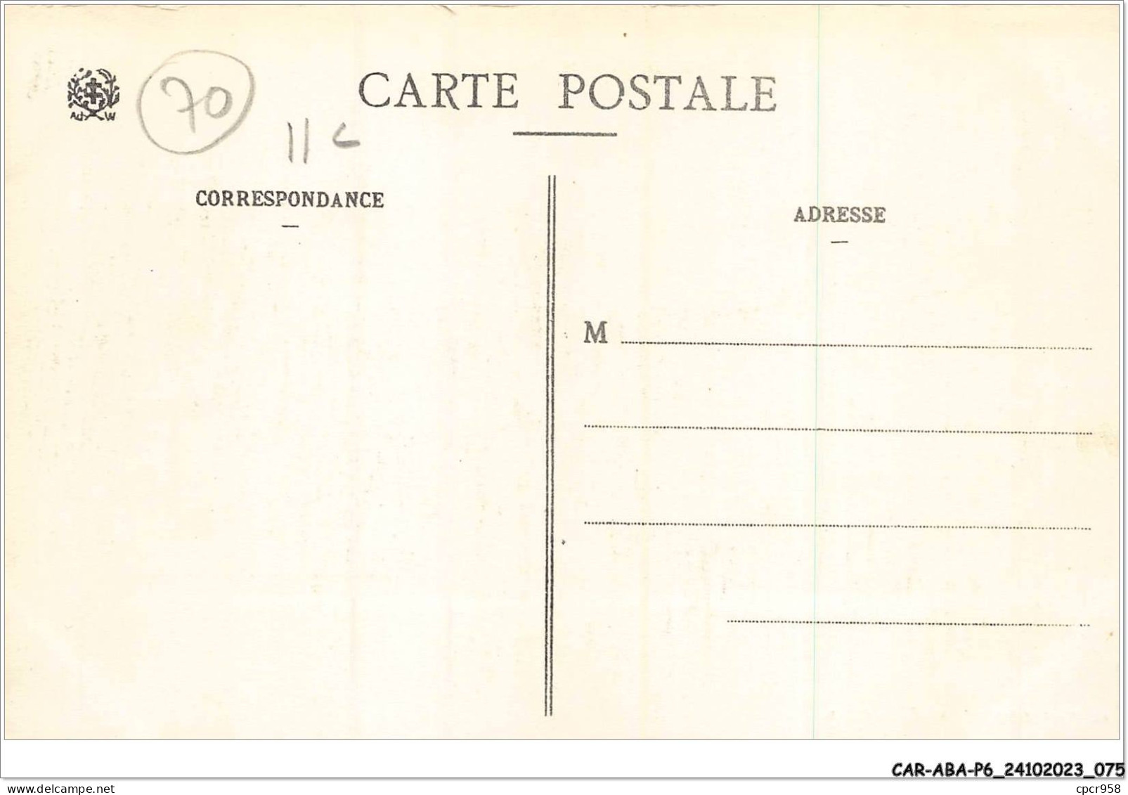 CAR-ABAP6-70-0535 - HAUT-DU-THEM - Hte-saone - Andere & Zonder Classificatie