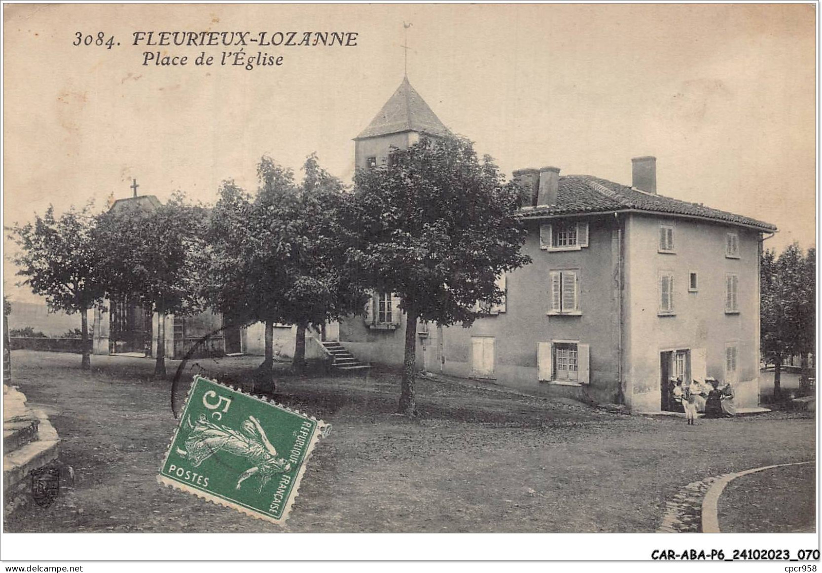 CAR-ABAP6-69-0533 - PLEURTEUX-LOZANNE - Place De L'église - Autres & Non Classés