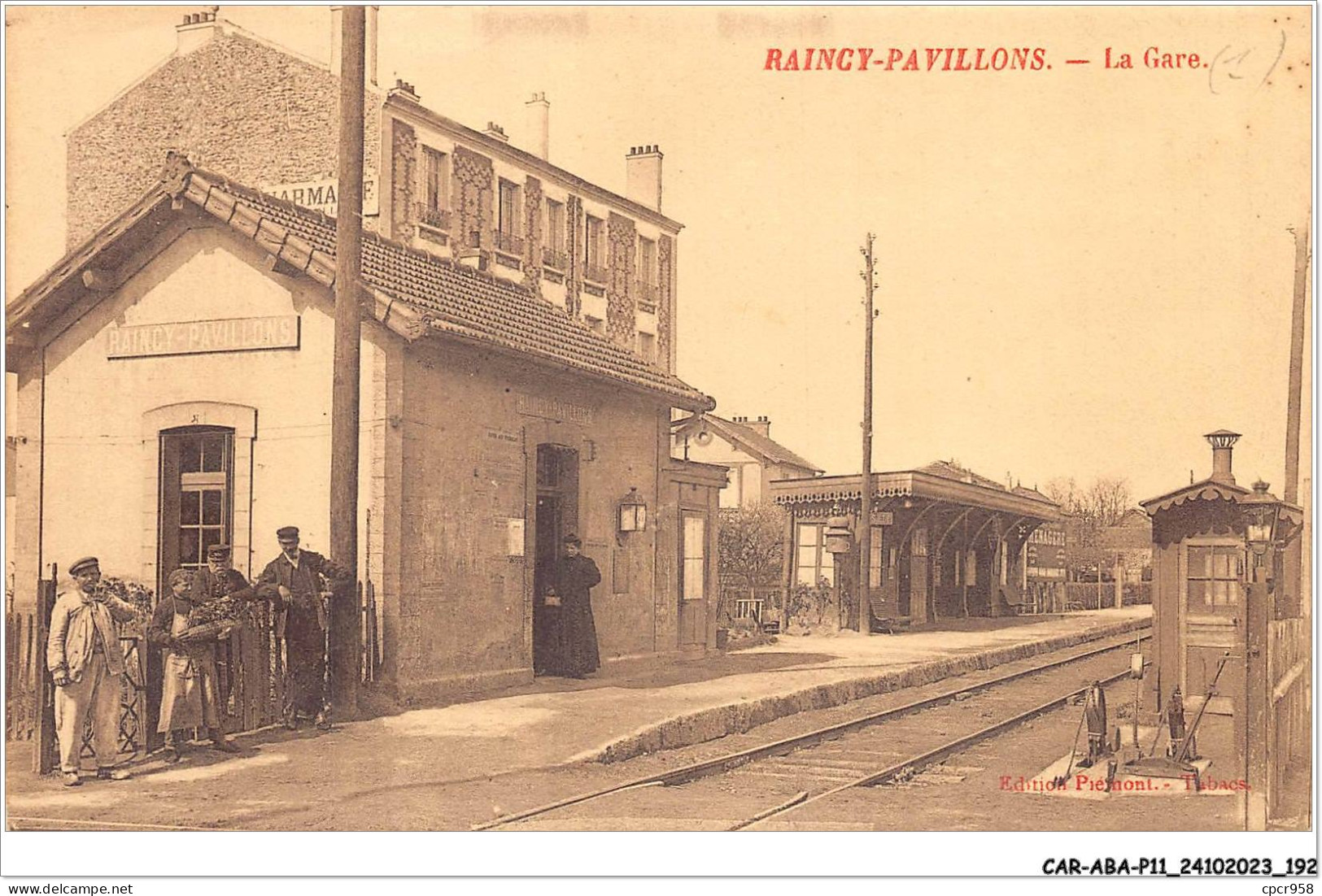 CAR-ABAP11-93-1103 - RAINCY-PAVILLON - La Gare - Autres & Non Classés