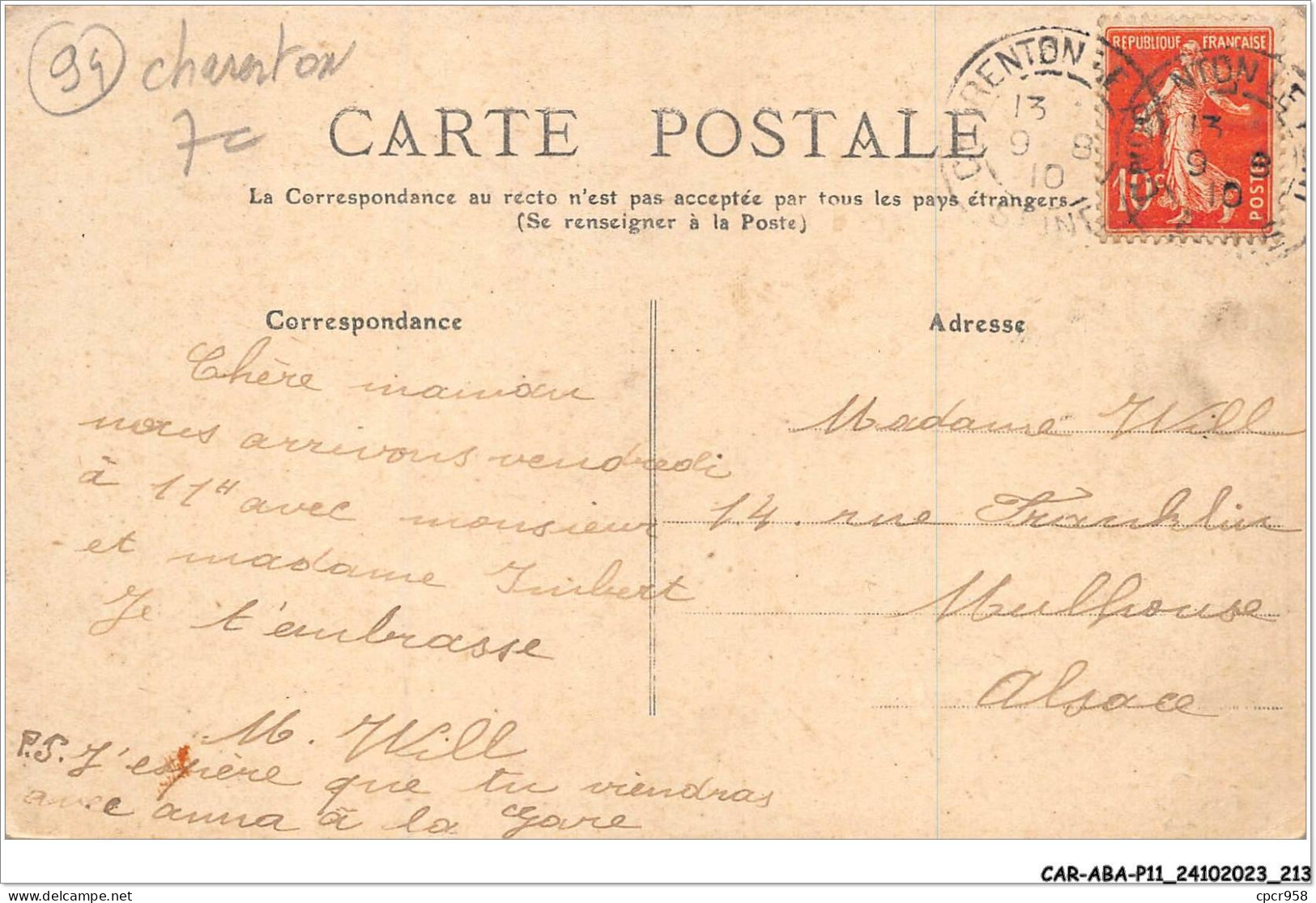 CAR-ABAP11-94-1113 - CHARENTON - Bourg De Marde - Embarcadère Des Bateaux Parisiens - Charenton Le Pont