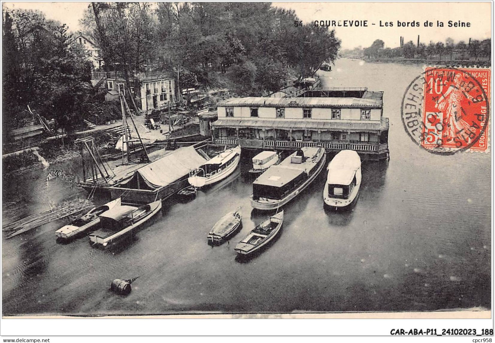 CAR-ABAP11-92-1101 - COURBEVOIE - Les Bords De La Seine - Courbevoie