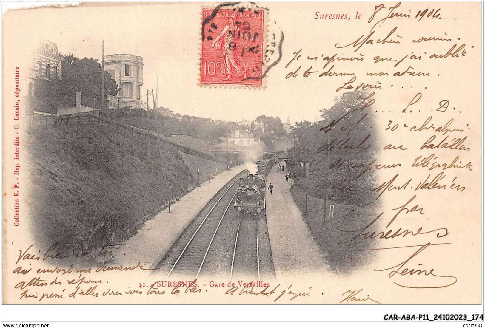 CAR-ABAP11-92-1094 - SURESNES - Gare De Versailles - Suresnes