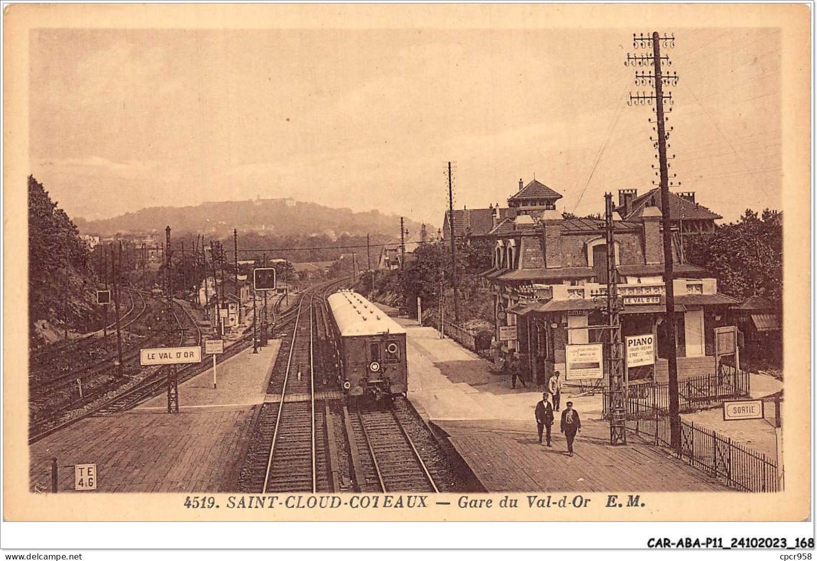 CAR-ABAP11-92-1091 - SAINT-CLOUD-COTEAUX - Gare Du Val-d'or - E - M - Saint Cloud