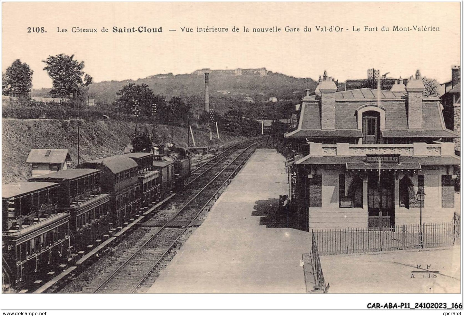 CAR-ABAP11-92-1090 - Les Côteaux De SAINT-CLOUD - Vue Intérieure De La Nouvelle Gare Du Val-d'or  - Saint Cloud