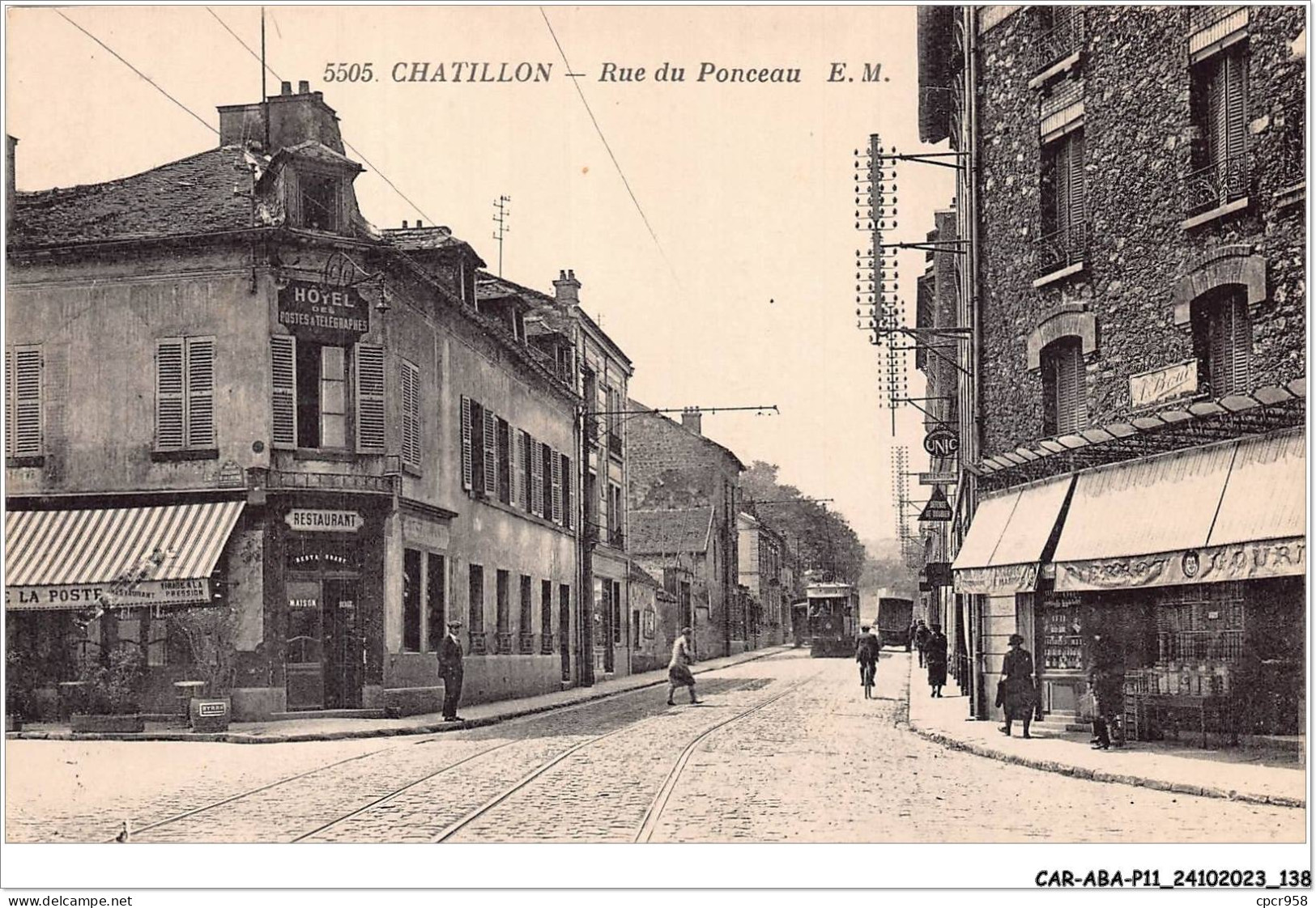 CAR-ABAP11-92-1076 - CHATILLON - Rue Du Ponceau - E - M - Châtillon