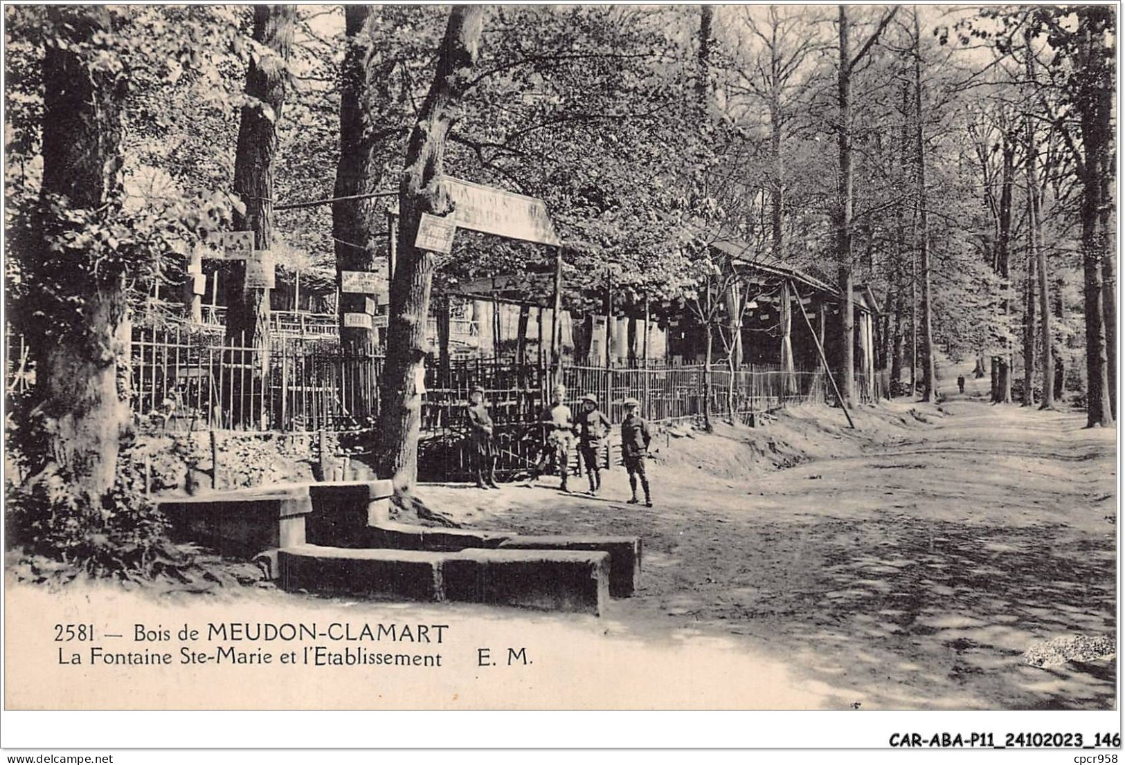 CAR-ABAP11-92-1080 - Bois De MEUDON-CLAMART - La Fontaine Ste-marie Et L'établissement - E - M - Meudon