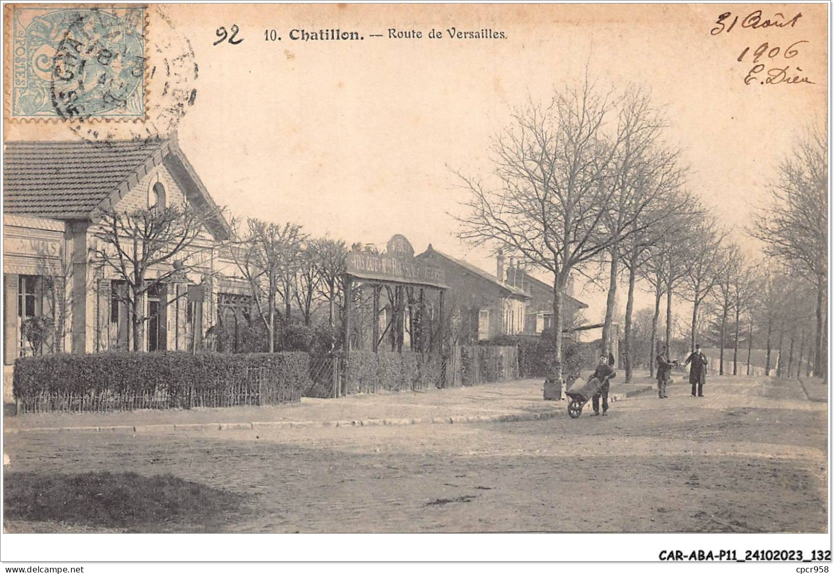 CAR-ABAP11-92-1073 - CHATILLON - Route De Versailles - Châtillon